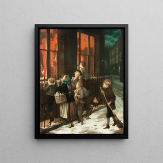 Sons de fête - Augustus Edwin Mulready — framed artwork on a wall