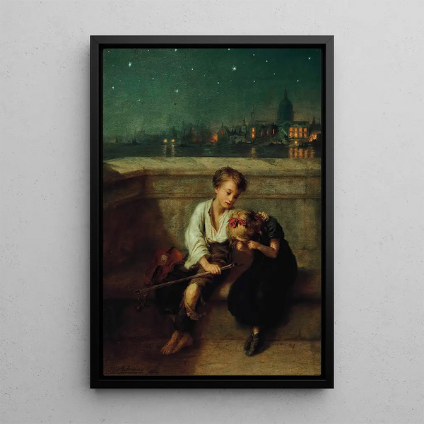Sympathy - Augustus Edwin Mulready — framed artwork on a wall
