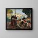 Coastal Scene Painting - Augustus Koopman — framed artwork on a wall