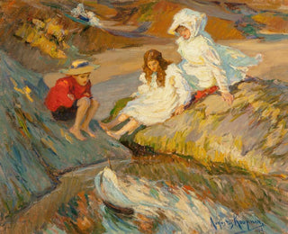 The little sailboat - Augustus Koopman — artwork view