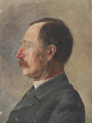 Study of a Man's Head in Profile - Aurel Ballo — artwork view