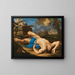 The Death of Abel - Aureliano Milani — framed artwork on a wall