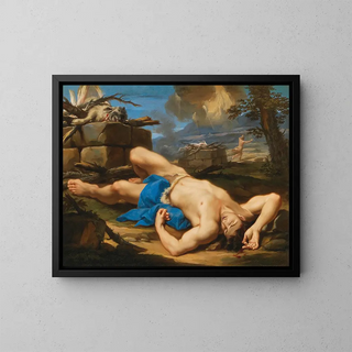 The Death of Abel - Aureliano Milani — framed artwork on a wall