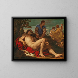 L'ivresse de Noé - Aureliano Milani — framed artwork on a wall