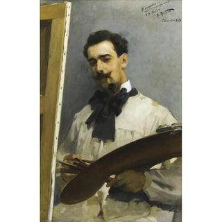 Portrait of a painter - Aurelio Arteta — artwork view