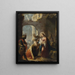 L'Adoration des Mages - Austrian School — framed artwork on a wall