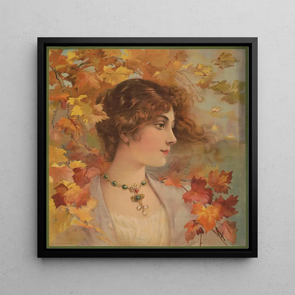 Autumn Painting - Campbell Metzger Jacobson — framed artwork on a wall