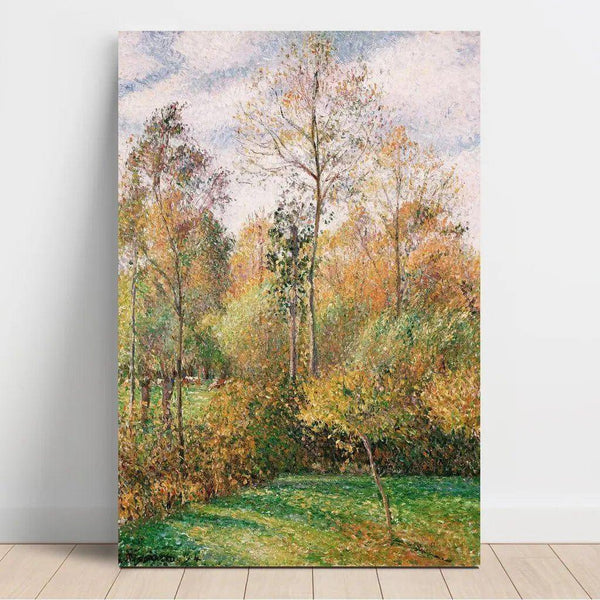 Reproduction of the painting Autumn Painting, Poplars, Eragny - Camille Pissarro