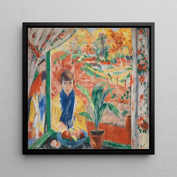 Autumn Painting - Rik Wouters — framed artwork on a wall