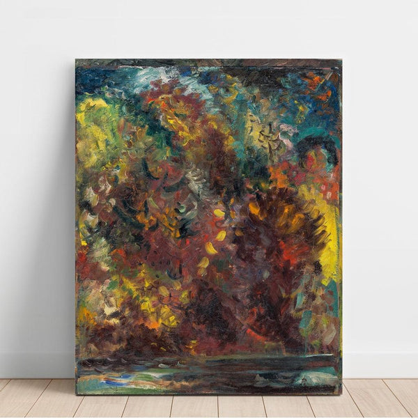 Reproduction of the painting Autumn on the riverbanks - Arnold Peter Weisz-Kubincan