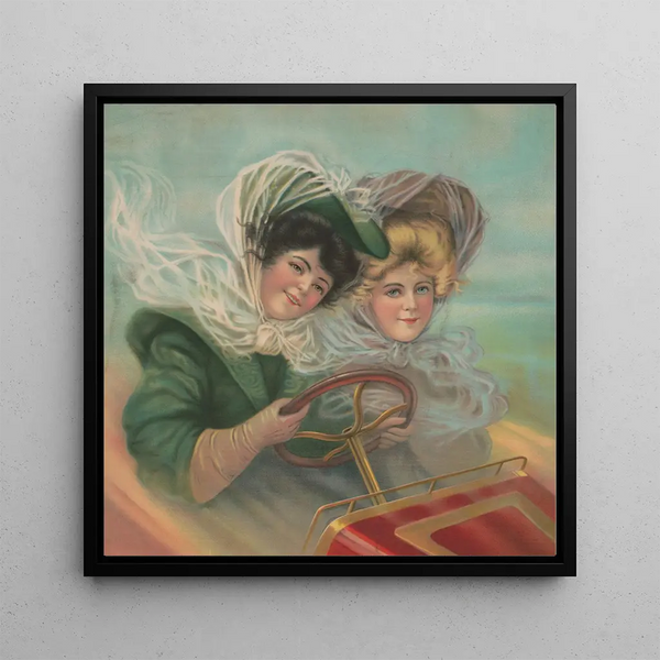 Automobilité - Anonymous — framed artwork on a wall