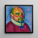 Self-portrait Painting - Alexej von Jawlensky — framed artwork on a wall