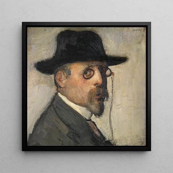 Self-portrait - Jakob Smits — framed artwork on a wall