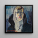 Self-portrait - Jalmari Ruokokoski — framed artwork on a wall