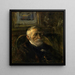 Self-portrait - Jozef Israëls — framed artwork on a wall