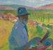 Self-portrait La Bastide du Vert - Henri Martin — artwork view
