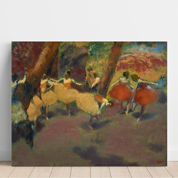 Reproduction of the painting Avant la représentation - Edgar Degas