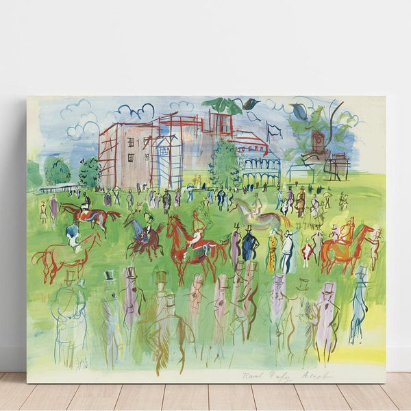 Reproduction of the painting Before the Departure, Ascot - Raoul Dufy