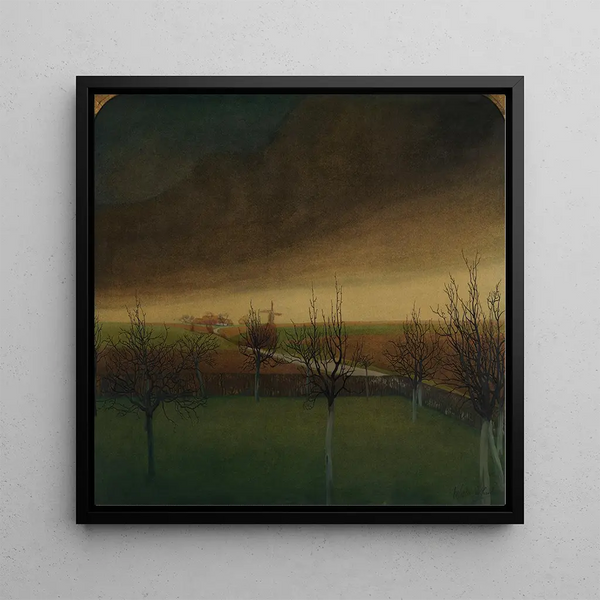 Before Spring - Valerius De Saedeleer — framed artwork on a wall