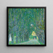 Avenue vers le Château de Kammer - Gustav Klimt — framed artwork on a wall