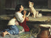 Une Italienne jouant avec un chien - Axel Helsted — artwork view