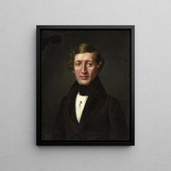 Anders Cederström 1805-1885 - Axel Johan Fägerplan — framed artwork on a wall