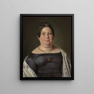 Lovisa Isabelle Bjurberg 1814-1864 - Axel Johan Fägerplan — framed artwork on a wall