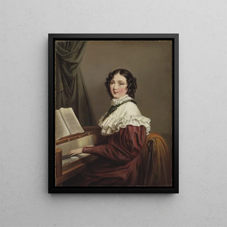 Mathilda Valeria Beatrix d'Orozco - Axel Johan Fägerplan — framed artwork on a wall