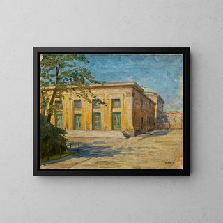Musée Thorvaldsens - Axel Johansen — framed artwork on a wall