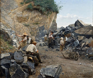 In the motif of the quarry in Switzerland - Axel Jungstedt — artwork view