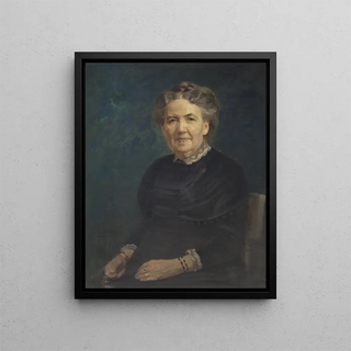 Sofia Lovisa Gumlius 1840–1915 general director businesswoman - Axel Jungstedt — framed artwork on a wall
