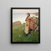 Fisherwoman of Skåne - Axel Kulle — framed artwork on a wall