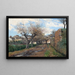 A street in Fréjus - Axel Lindman — framed artwork on a wall