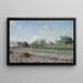 Pommier en fleurs, motif de Barbizon - Axel Lindman — framed artwork on a wall
