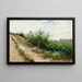 Scene of Visby - Axel Lindman — framed artwork on a wall