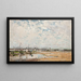 La Plage à Villerville, Normandie - Axel Lindman — framed artwork on a wall