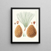 Pinus sabiniana - Aylmer Bourke Lambert — framed artwork on a wall