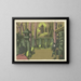 Cemetery of Sengakuji - Azechi Umetaro — framed artwork on a wall