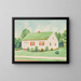 Untitled Painting - B Dreisler Jr — framed artwork on a wall