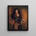 Portrait of Henry VI of Reuss - B. Fitzenhofer — framed artwork on a wall