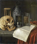 Vanitas still life painting - B. Schaak — artwork view