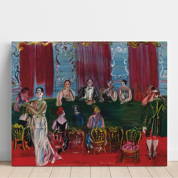 Reproduction of the painting Baccara Painting - Raoul Dufy
