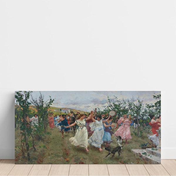 Reproduction of the painting Bacchana Painting - Raffaello Sorbi