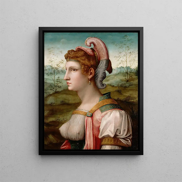 Sibylle - Bacchiacca — framed artwork on a wall