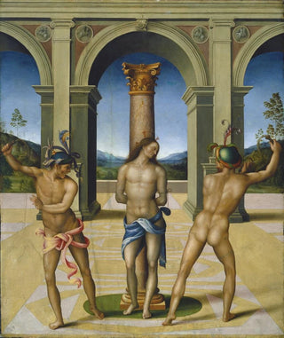 La Flagellation du Christ - Bacchiacca — artwork view