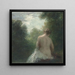 Seated Bather from behind - Henri Fantin-Latour — framed artwork on a wall