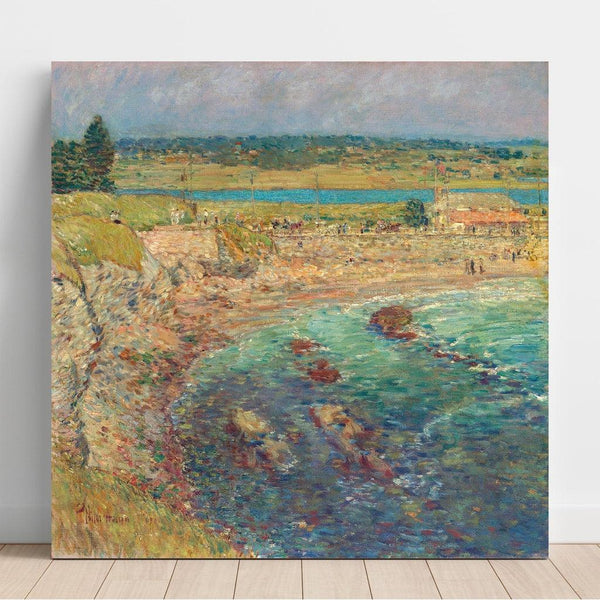 Reproduction of the painting Bailey’s Beach, Newport, Rhode Island - Childe Hassam