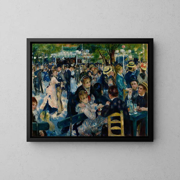 Reproduction of the painting Bal du moulin de la Galette - Pierre-Auguste Renoir