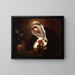 Saint Catherine of Siena - Baldassare Franceschini — framed artwork on a wall