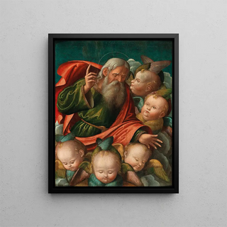 Baldassarre di Matteo Carrari - God the father surrounded by Angels.webp